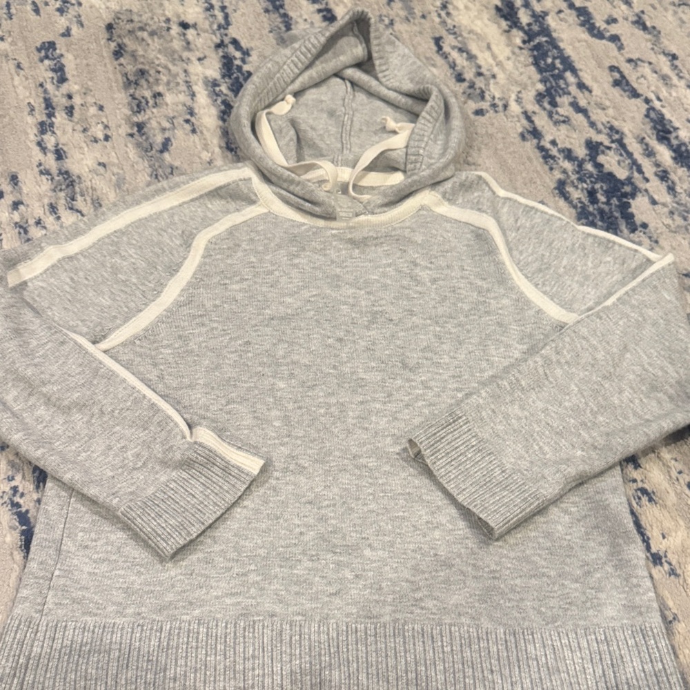 Lou & grey Gray Hooded Sweatshirt